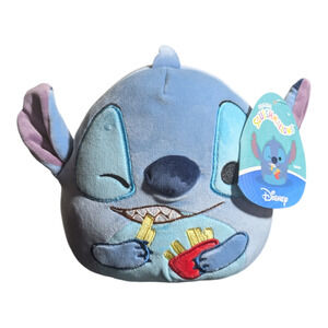 Squishmallows - Disney Stitch Eating French Fries - New With Tags